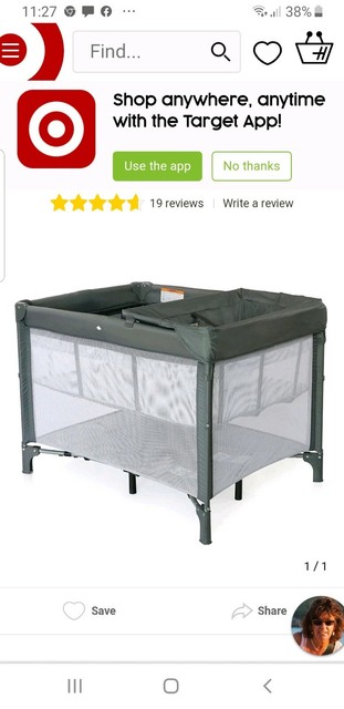 portable baby cot target